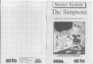 Capa manual The Simpsons Bart vs Space Mutants SMS.jpg