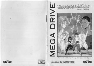 Capa manual Yu Yu Hakusho Sunset Fighters MD.jpg