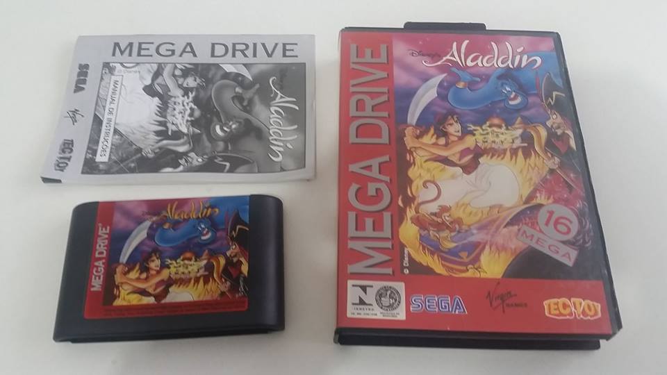 Aladdin, Rei Leão, Pocahontas e muito mais! Conheça os jogos da Disney para  o Mega Drive - Blog TecToy