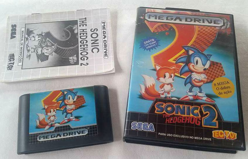 Jogo Sonic The Hedgehog 2 Original Mega Drive Perfeito
