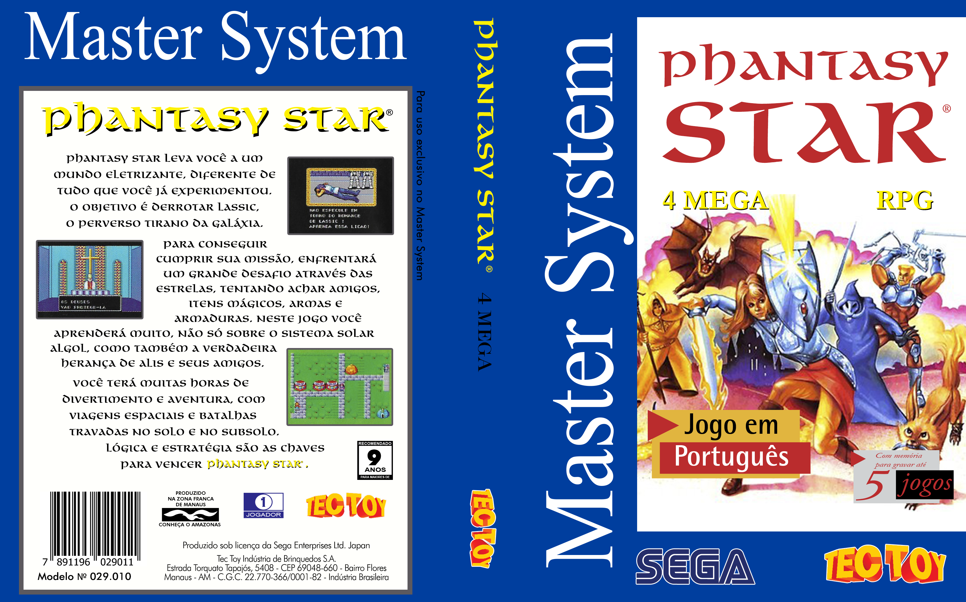 Phantasy Star - TecToy