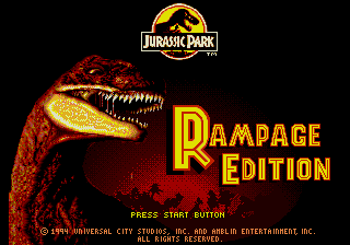 Jurassic Park Rampage Edition - TecToy