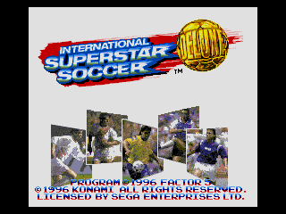 International Superstar Soccer Deluxe Sega Genesis Repro Game 