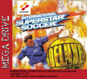 International Superstar Soccer Deluxe Sega Genesis Repro Game 