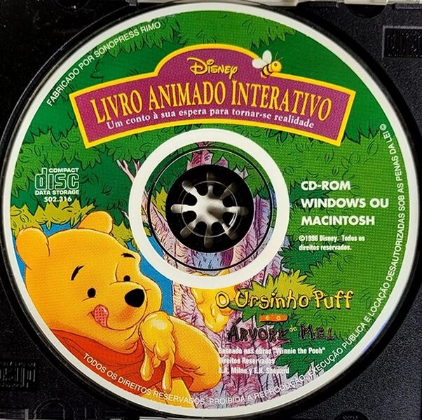 Arquivo:PCDiscoDisneyLivroAnimadoInterativoOUrsinhoPuffeaArvoredeMel 01.jpg