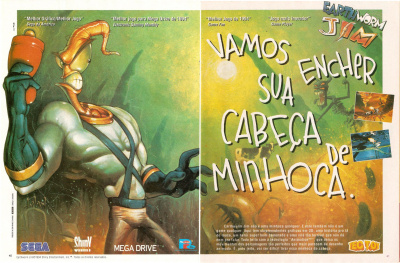 Earthworm Jim (Snes/Megadrive), Earthworm Jim (Snes/Megadrive) Jogo de  Plataforma no qual estrela uma minhoca (earthworm, em inglês) equipada com  uma armadura robótica chamada Jim. O, By Jogos Antigos & Nerdices